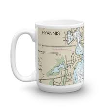 Hyannis Chart Mug Chart Mugs