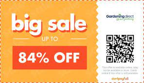 84 off gardening direct code