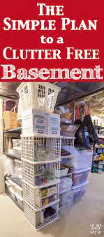 how to declutter a basement and