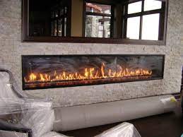 Corner Ventless Gas Fireplace Natural