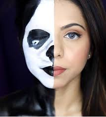 28 epic half face makeup ideas for