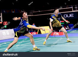 Catch the intense action from some of the world's top badminton shuttlers as they play to gain qualifying points for the rio. Singapore 13 April 2016 Mens Doubles Lee Yong Royalty Free Stock Photo 417568396 Avopix Com