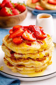 fluffy strawberry pancakes recipe all