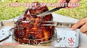 char broiled spiral cut ham full