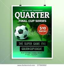 Football Flyer Template Tournament Soccer Best On Free Templates To
