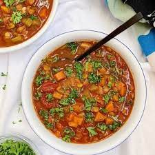Easy Lentil Vegetable Soup Recipe Desiree Nielsen gambar png