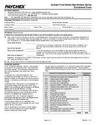 paychex 401k forms fill