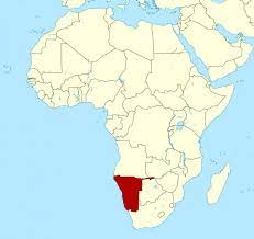 United nations geoscheme for africa. Namibia Na Mapie Afryki Mapa Namibii Afryki Rpa Afryka