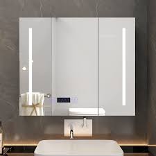 soges bathroom mirror cabinet with