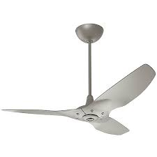 Indoor matte white led ceiling fan with light and remote. Big Ass Fans 52 Inch Haiku Monochrome Indoor Ceiling Fan Ylighting Com