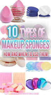 10 types of makeup sponges how and