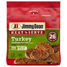 jimmy dean sausage patties turkey
