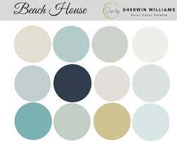 Beach House Paint Color Scheme Premade