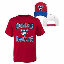 Details About Outerstuff Mls Youth Boys Fc Dallas Tee Hat Set Size Large 14 16