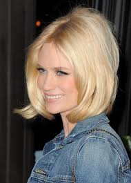 Getting to celebrities, i admit that it was very long ago that david beckham and ashton kutcher rocked center parted bob. 2 Ways To Sex Up A Bob Haircut Courtesy Of January Jones Glamour