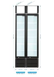 glass door refrigerator freezer combo