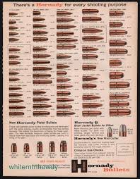 1969 Hornady Bullets Full Line Ammunition Print Ad Also
