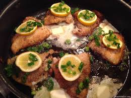 pan fried speckled trout with brown