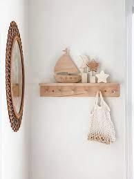 Wooden Peg Shelf Peg Shelf Nursery