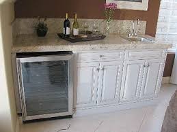 bar cabinet with wine refrigerator