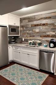 Wooden kitchen backsplashes are a chic and very creative idea to rock, it's a fantastic way to stand out with the backsplash and create an amazing look. 30 Awesome Kitchen Backsplash Ideas For Your Home Basement Kitchen Basement Kitchenette Basement Remodeling