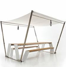 Unique Patio Tables With Sunshade By