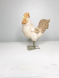 Large Rooster Statue Farmhouse Rooster
