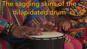 Sagging skins of a dilapidated drum || The portrait of a lady | Hornbill |  By Guru Atta | Facebook