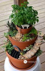 flower pot miniature fairy gardens