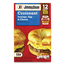 croissant breakfast sandwich sausage