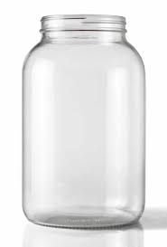 Wide Mouth 1 Gallon Clear Glass Jar
