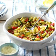 garden pesto pasta salad recipe how to