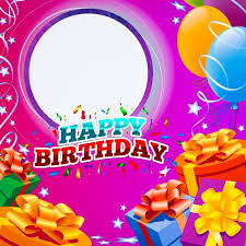 happy birthday photo editing background
