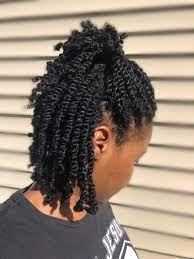 Looking for a new style of twists to try? Double Strand Twist Updo Natural Hair Twist Styles Hairstyle Directory