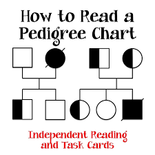 Pedigree Charts Task Cards Reading Passage And