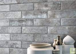 The Wall Grey Urbano Brick 60x250 Tilemax