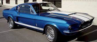 Acapulco Blue 1967 Mustang Paint