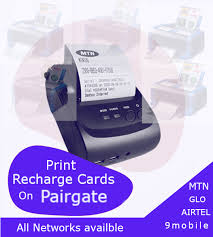 how to print recharge card of all