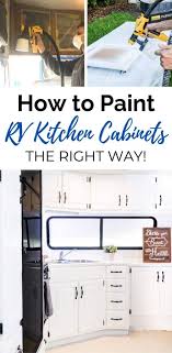 How To Paint Rv Cabinets The Easy Way