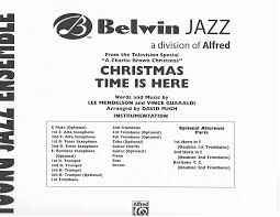 Christmas Time Is Here Holiday Music Jazz Ensemble Big