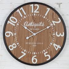 Modern Features Gift Wooden Big Clock