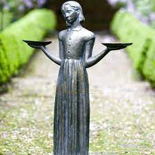 Large Savannah Bird Girl Statue For