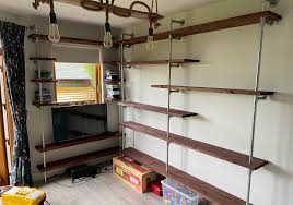 It's easy to make, and it's a handy place to put items on display. Easy To Build Steel Shelf Home Ideas Simplified Building