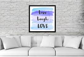 Buy Live Laugh Love Canvas Art Print