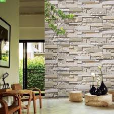 Decorative Wallpaper Stone Effect