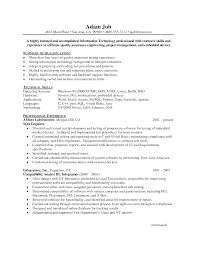 Quality Assurance Analyst Work Experience Letters Job Descriptions And Duties Cover Letter Examples Academic