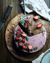 fruity strawberry chocolate cheese cake