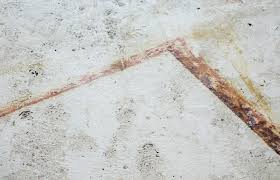 rust stains from concrete