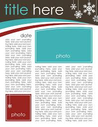 Holiday Newsletter Templates Free Magdalene Project Org