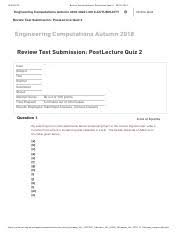 Engineering computations format uses emerald bib citation citation style. Review Test Submission Postlecture Quiz 3 U2013 48221 2018 Pdf Review Test Submission Postlecture Quiz 3 48221 2018 Online Quiz Engineering Course Hero